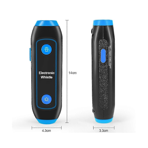 Basketball/Fodbold Dommerfløjte Camping Vandreture Elektronisk Fløjte kompatibel med Nødredskab Blå
