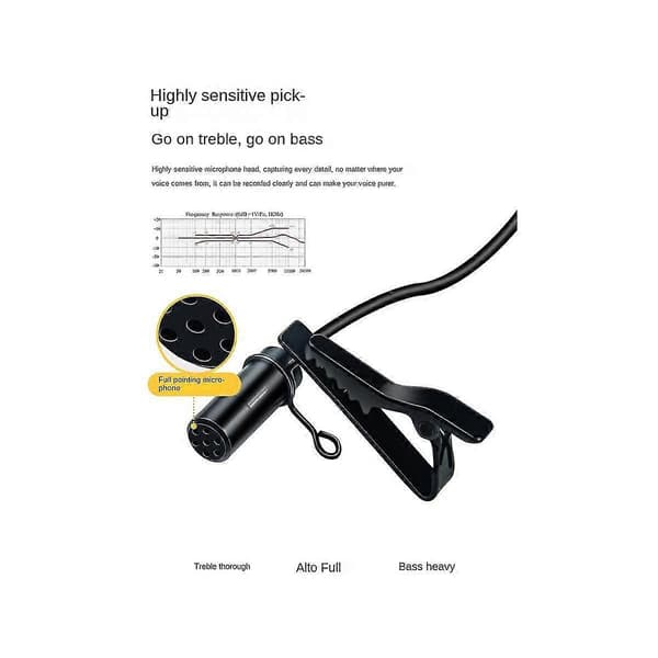 Omnidirektionel Mikrofon 3,5 mm Lavalier Slipsemikrofoner Mini Audio Mikrofon Til Kamera Computer L