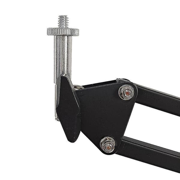 Overhead Tripodfeste for Kamera Webcam Ring Light, Fleksibel Over Head Arm for iPhone med Telefonholder og Kulehode, Bordstativtilbehør