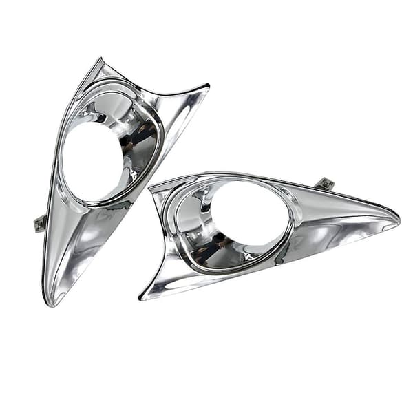 Bil Hoppande Front Bumper Dimljusskydd För 2012 2013 2014 Abs Krom Dimljus Huv