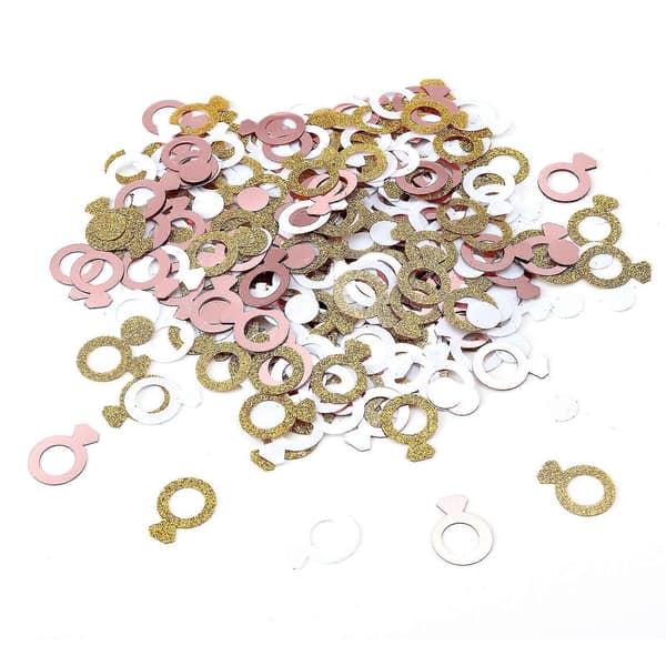 30g PET Dammring Konfetti Hem DIY Högtidsdekoration