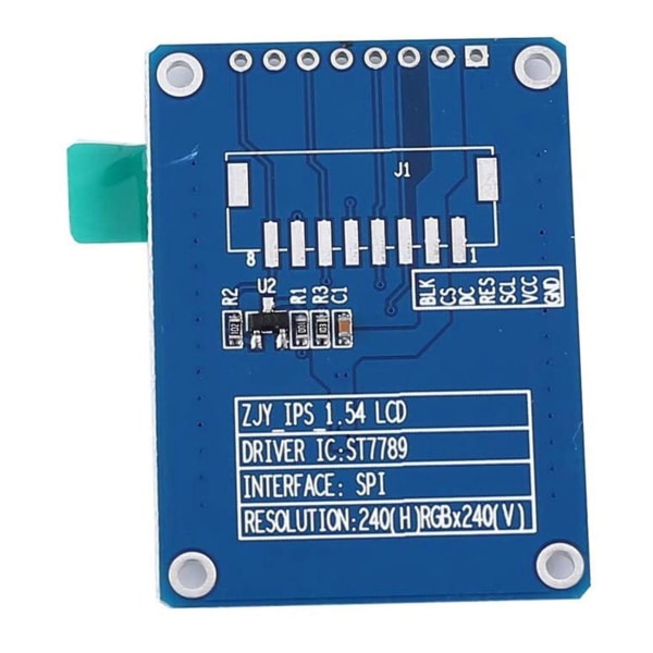 1,54 tommers 240x240 oppløsning IPS HD LCD-skjerm 1,54 tommers SPI ST7789 LCD-skjerm