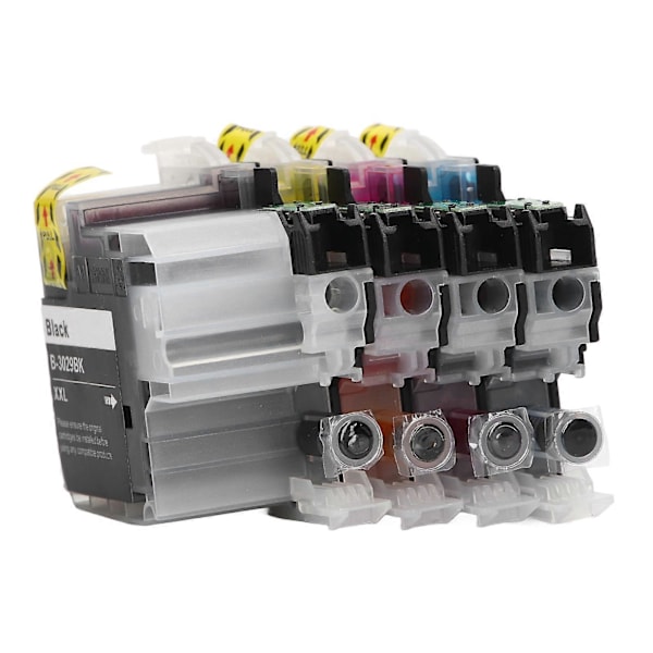 4 stk. blækpatroner BK C M Y Glat output Klar print Printpatron med blæk til MFC J5830DW printer YEMAA