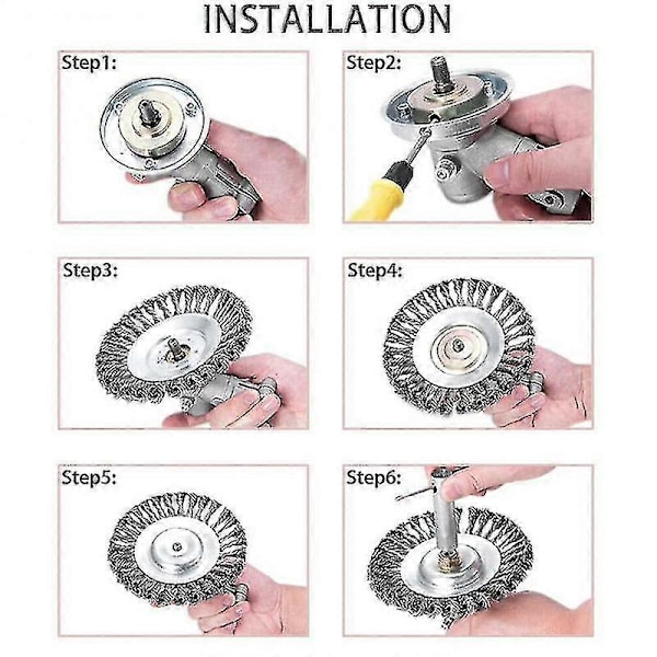 8 st Gräsklipparblad Adapter Kit Trädgårdsmaskin Gräsklipparblad -Ayane