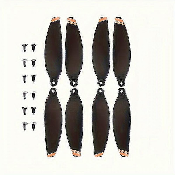 8 stk. propeller til DJI Mini 2 SE/ Lavstøjs propeller/ Tilbehør til DJI MINI SE