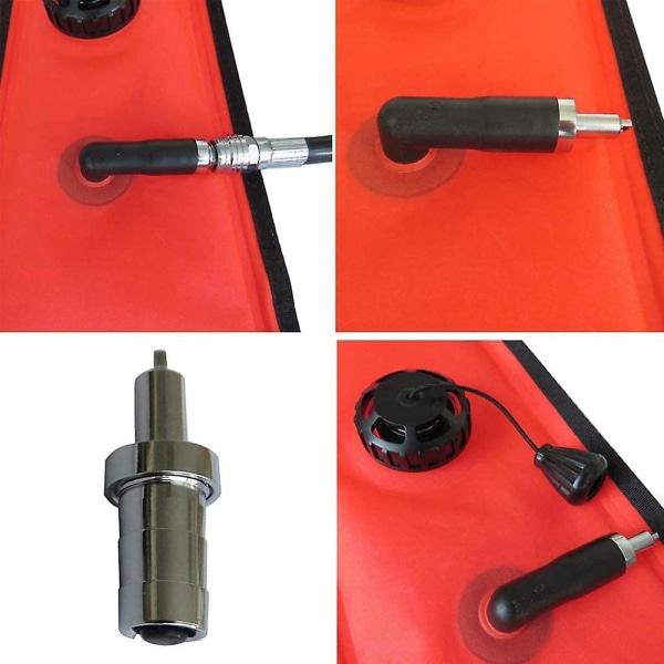 Scuba Diving Overflatesignalbøye BCD-slangekobling Adapter 44mm