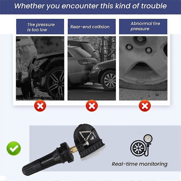 13544442 Dæktryksensor Overvågningssystem TPMS 433Mhz til CT6