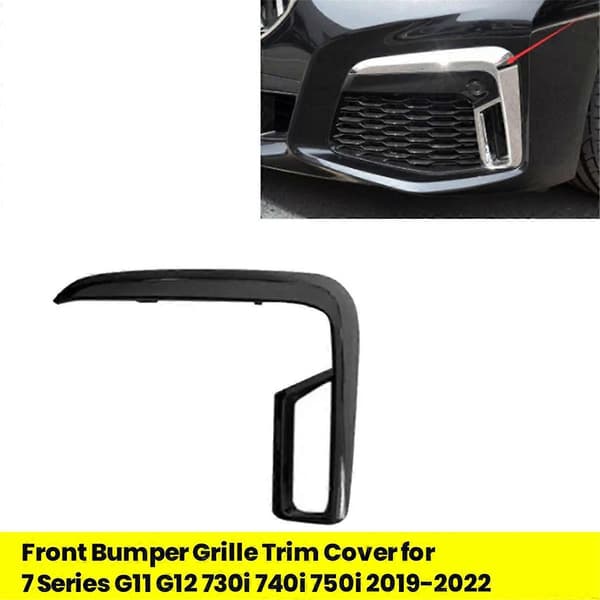 Bil Frontfanger Grill Deksel Trim for BMW 51118079587 L