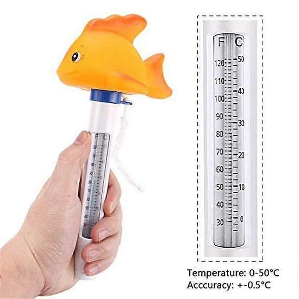 Flytende bassengtermometer, vanntemperaturmåler svømmebasseng termometer