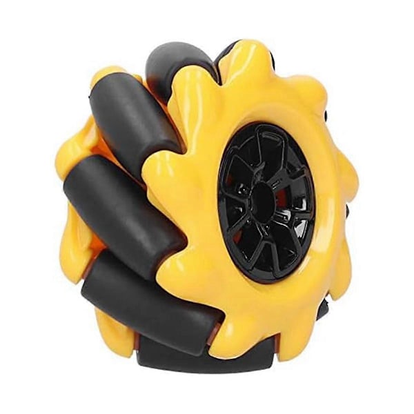Mecanumhjul, 48mm Omni-direksjonelt Hjul Smart Robotbil Tilbehør DIY Leketøykomponenter