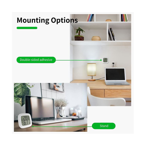 Sisätilojen lämpömittarisetti, digitaalinen lämpömittarihygrometrini Lcd sisätilojen lämpömittari, digitaalinen