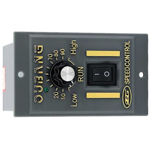 Motorhastighedsregulator AC Kontrolkontakt Regulator 1 Række 6 Pins CW CCW Rotation Tilbehør 120W