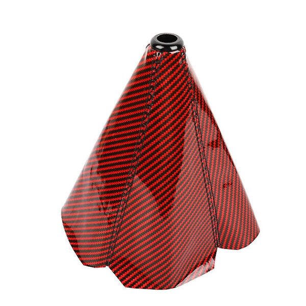 Karbonfiber Red Shift Boot Cover For Gear Cover Shift Shift Knob Mt At