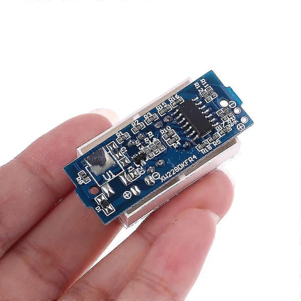 Enkelt 3,7v Lithium Batteri Kapacitetsindikator Modul 4,2v Blå Display Tester