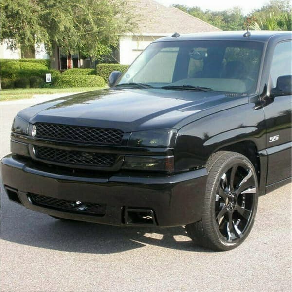 2 stk. Frontfanger Grilldeksel Trim for 1500 2003-2007 - Style Mesh Grill Bremsekaliper Biltilbehør