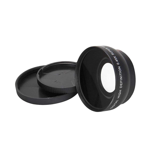 58mm Vidvinkel 0,45x Konverterlinse med Makro Nærbildetilbehør for Rebel T6s,t6i,sl1,t5,t5i,t4