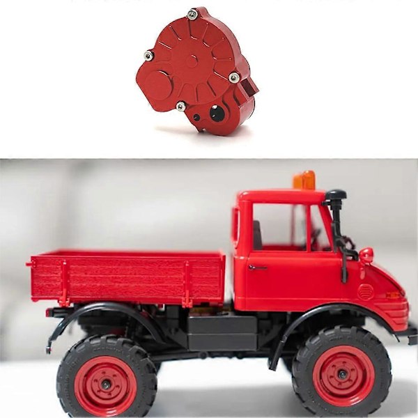RC-auton metallinen keskiaaltolaatikon kotelosarja FMS 1/24 FCX24 Xiaoqi Crusher K5 punainen