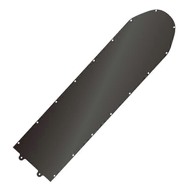 Elektrisk Skoter Chassi Skydd Skoter Batteri Bottenkåpa Skydd Rostfri Stålplåt Glidskydd för Skoter Num.9 MaxG30(Svart)