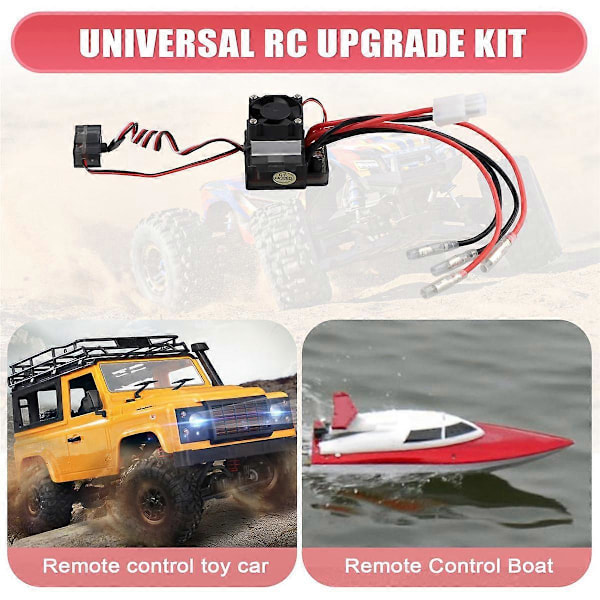 RC Højspændings ESC Børstet Hastighedsregulator 7.2V-16V 320A til RC Bil Lastbil Båd /Axial//