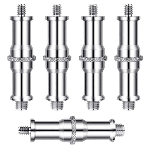 WJTG 5 KPL Standardi 1/4 - 3/8 tuuman metallinen urosmuunnin kierteitetty ruuvisovitin tappi StudJ
