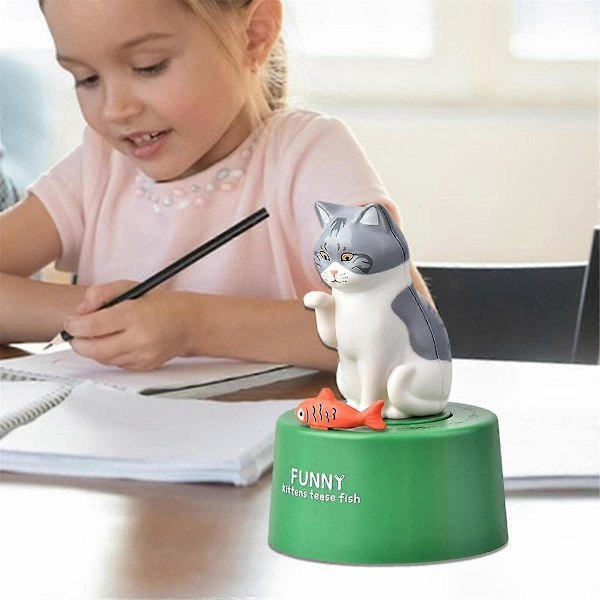 Kat Køkken Timer, Mekanisk Køkkenværktøj Timer, Kort Timer Kat Køkken Timer Kat Kat Ur Køkken Timer Orange Farve