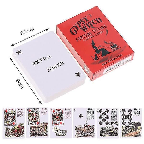 Gypsy Witch Spådom Tarot Oracle Kort Profetia Spel - SFYGV