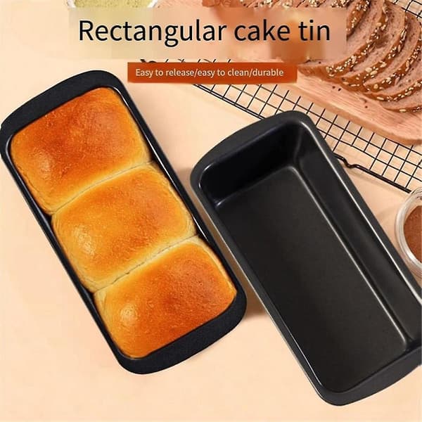 1 stk. brødform toast brødform kakeform karbonstål brødform bakverk bakeutstyr DIY non-stick form baking (m)