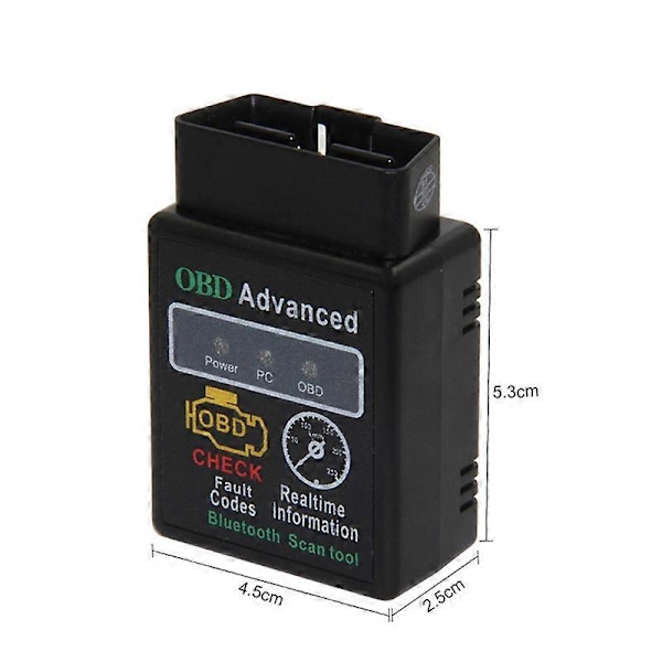 V02H2-1 V1.5 Bluetooth 2.0 Obd2 Scanner Bluetooth Smart Bil Diagnostik Interface