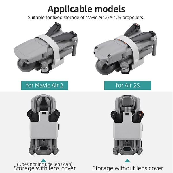 Drone Propeller Fixator Stabilisator Fixer Montering Prop Guard Til Mavic Air 2/Air 2S