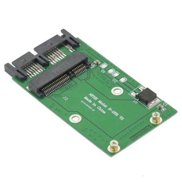 Mini Pci-e Msata Ssd Til 1.8 Tommer -sata Adapter Konverterkort Modulplade