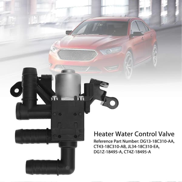 Vannkontrollventil for varmeapparat DG1318C310AA Erstatning for Ford Taurus 2.0L 2013-2018