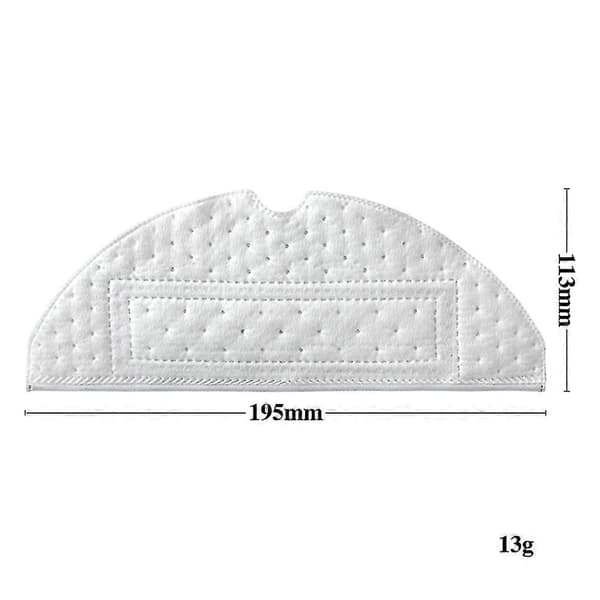 30 stk. engangskluter for Xiaomi Roborock T7s / T7s Plus, vibrerende mopp