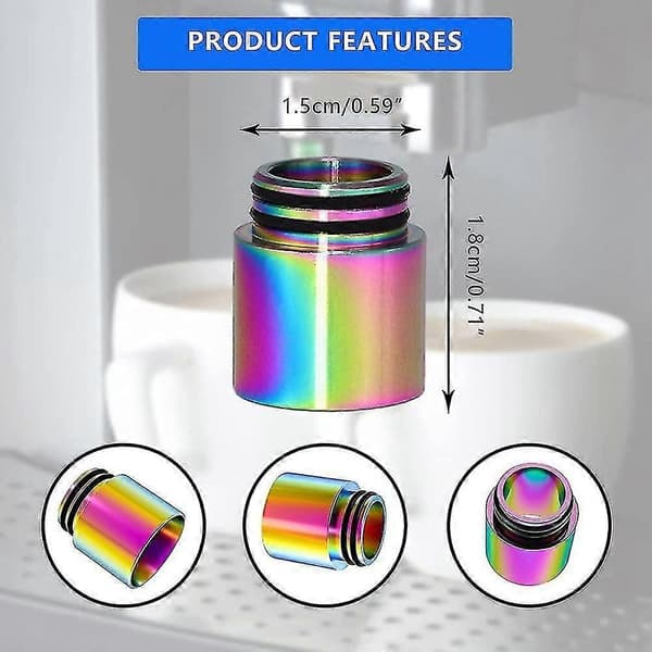 810 Drip Tips Udskiftning Drip Tip i rustfrit stål Standardmontering Drip Tip-stik til kaffe M