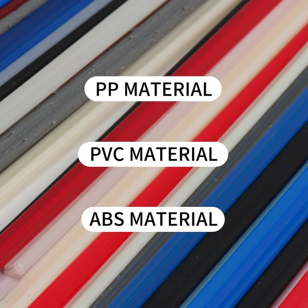 60 st. Plastsvetsstavar - PP/PVC/ABS/Plast Svetsstavar Kit, Lämplig för Bilstötfångare Plastreparation