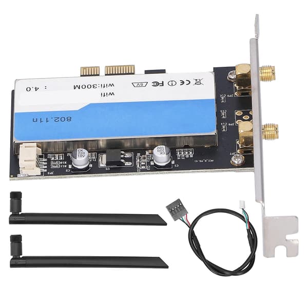 Langaton verkkokortti PCI?E Desktop WiFi -sovitin + Bluetooth 4.0 Windows 7/8/10:lle