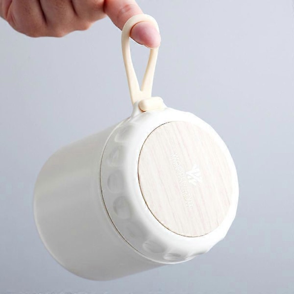 Müsli-mugg för att ta med, yoghurt-mugg för att ta med med sked, praktisk müsli-mugg 2 stycken, to go-mugg, lämplig för frys, mikrovågsugn och diskmaskin, Nordic Green