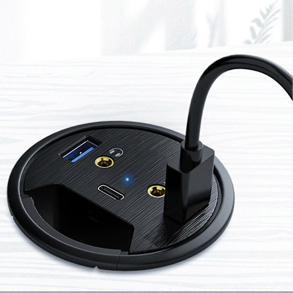 USB Hub Grommet Øyeblikkelig Respons USB3.0 5Gbps Overføring USB Strømadapter for PC