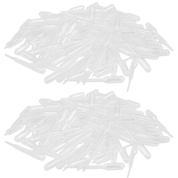100 kpl Graduloituja Pipettejä Tippapullo Polyeteeni (0,2 ml)