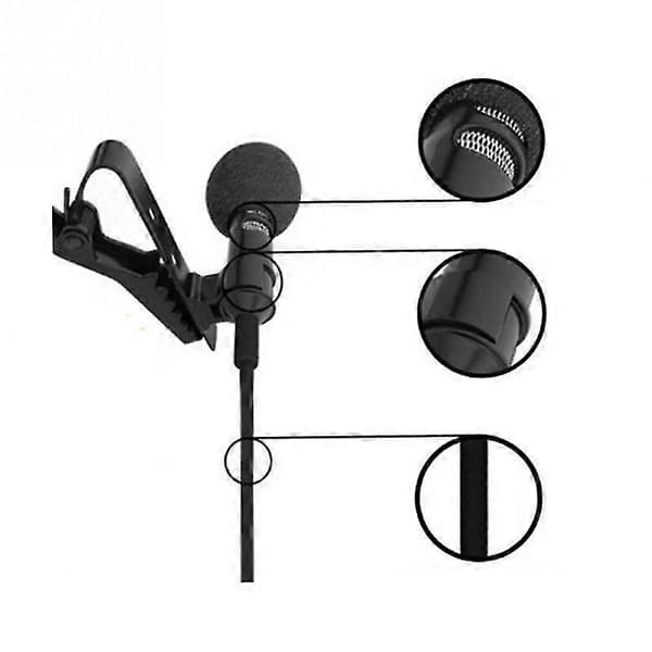 Mobiilipuhelimen Mikrofoni Live-Äänitys Lavalier-Mikrofoni 1.5m