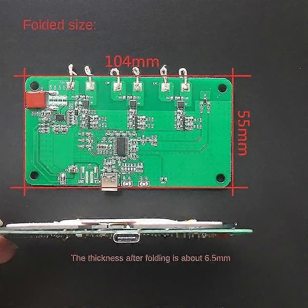20w 12v 5v 2a Trådløs Hurtiglader Ladesender Modul