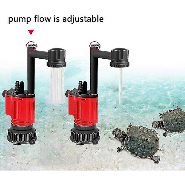 Uppgraderad Elektrisk Grusdammsugare Akvarium, 6 I 1 Slamutsugare, Akvariesifon, Vattenbytare, Sandsugare, Vattenflöde, Vattendusch, 47-115 cm
