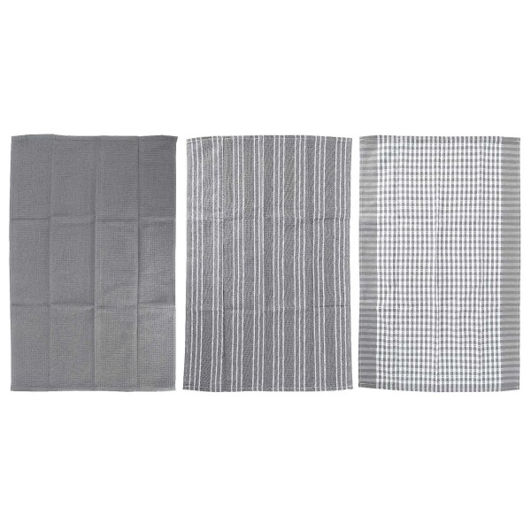 Classic Kitchen Towels, 100% Natural Cotton, The  Tea Towels, Dish Cloth, Absorbent And Lint-fr