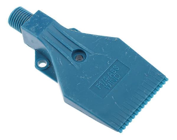 Luftmunstycke, platt blåsande anknäbbsmunstycke i plast, blåsande munstycke ABS-plast munstycke breddande luftkniv blåsande munstycke multi-håls munstycke (Blå) (6st) s202