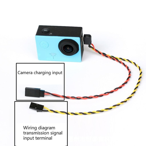 Micro USB - AV-kaapeli yhteensopiva SJ4000 SJ5000 SJ6000 5.8g vastaanottimelle