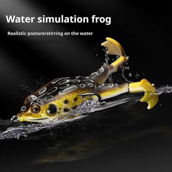 Bionisk Thunder Frog Form Lokkemad Blød Agn