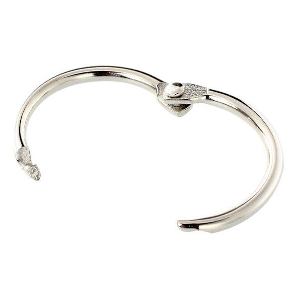 100 stk. Hæftebogsbindere 30 mm Ydre Diameter Løse Blade Ring Nøglering