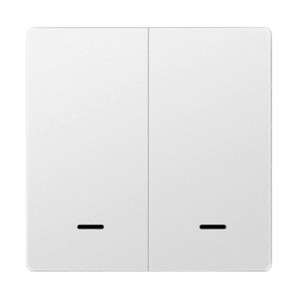Tuya Zigbee Smart Switch Röststyrd Intelligent Strömbrytare Noll Eldledning 2-vägs Vit