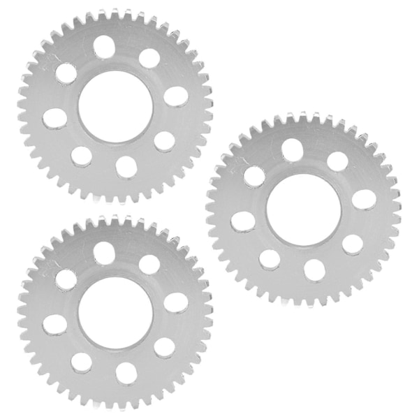 3 stk. tannhjul 8 hull Aluminium 4mm tykkelse 14mm senterhull 0,8 modul sett Kit4312-0414-0048