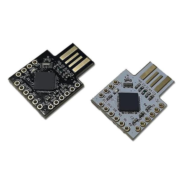For Usb Atmega32u4 Mini Utviklingskort Pro-micro Multifunksjon Bærbar Praktisk Modul, svart