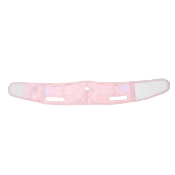 Elastiskt ansiktsformande bantningsbandage, andningsbart ansiktslyftbälte (rosa)